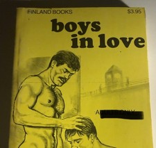 GUYS IN LOVE  -1987 NO AUTHOR- FINLAND BOOKS- VINTAGE PULP NOVEL GAY INTEREST picture