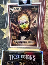 2026Tkzdesigns CivilWarLegends William Tecumseh Sherman ArtistSigned TradingCard picture