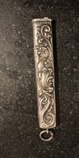 925 Sterling Silver  Needle Case With Pendant Loop - 3 Inch picture