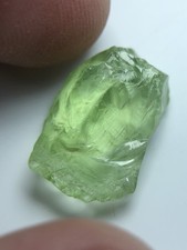 Facet Rough Peridot From Pakistan 9 Ct Clarity Clean Good Size Single Stone picture