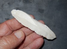 A VERY NICE AUTHENTIC OLD PALEO UNIFACE KNIFE found IN BROWN CO. ILLINOIS   N189 picture