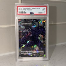 Marvel Vibranium 2015 Ultimate Venom refined #99/99 OMEGA PSA 9 RARE BOOKEND picture