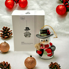 Precious Moments-'Wishing You A Sweet Season' Snowman 2022 Ornament #221016 NIB picture