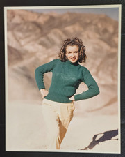 1980s MARILYN MONROE STUNNING PORTRAIT ANDRE DE DIENES ORIGINAL Photo 538 picture