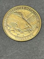 Walleye NAFC Collectors Series Medallion Fishing Brass Coin picture