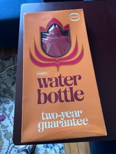 Vintage Davol Comfy 2 Quart Water Bottle Rubber Red Complete with Original Box picture