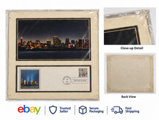 2002 First Day of Issue September 11, 2001 commemorative stamp and New York City picture