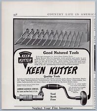1906 Simmons Hardware Co Ad Keen Kutter Tool Hand Drill Bits Wood Working picture