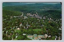 Montpelier VT-Vermont, Aerial Of Town Area, Antique, Vintage Postcard picture
