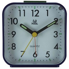 Alarm Clock LED Desk Nightlight Snooze Quiet Non Ticking Battery Powered Bedroom picture