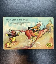 1908 Leap Year Humorous Postcard picture