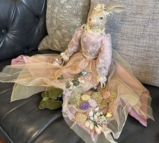 VTG Wayne Kleski Victorian Rabbit Marissa Katherines Collection NIB COA Easter picture
