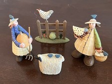 Set of 4 miniature Williraye Studio Garden Figurines picture
