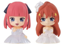 NINO and ITSUKI - Quintessential Quintuplets Rela Cot Mini Chibi Figures Bandai picture