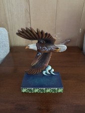 Jim Shore Patriotic “Majestic Flight” Bald Eagle Soaring 4021435 Heartwood Creek picture