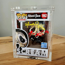 ⭐SCREAM FUNKO w/CASE: Mat Lillard Skeet Ulrich Ethan Embry signed GHOST FACE JSA picture