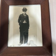 Charlie Chaplin Photo Portrait, framed picture