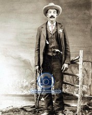 BASS REEVES AFRICAN AMERICAN WILD WEST DEPUTY MARSHALL LAWMEN 1902 8X10 PHOTO picture