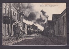 Lithuania 1916 WW I Schaulen Szawle Siauliai War Military Postcard picture