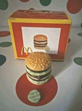 McDonald's Big Mac PHB Porcelain Hinged Box with Pickle Midwest of Cannon Falls picture