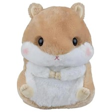 AMUSE Korohamu Koron BIG Hamster Plush 32cm White Cute Round Stuffed Toy picture