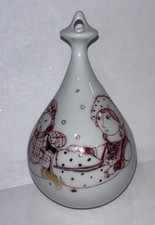 Bjørn Wiinblad Rosenthal Porcelain Teardrop Ornament Whimsical Figural Design picture