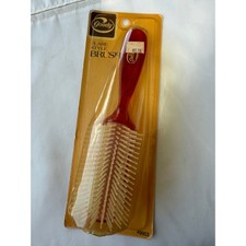 Vintage 1975 Goody Flare Style Hair Brush RED 9903  New Sealed Made in USA picture