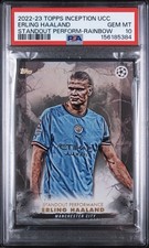 2022-23 TOPPS INCEPTION UEFA CLUB COMPETITIONS ERLING HAALAND RAINBOW picture
