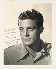 Michael St. Angel 1945 Signed Inscription 8x10 Character Actor Portrait J14267 picture