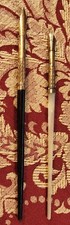 Antique E.S. Johnson & Co. No 4. and  BAFF No. 5 Gold Plated Dip Pens picture