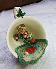 1993 Enesco Twas Night before Christmas Cozy Cup Series  M. Gilmore Mouse picture