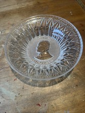 Violetta Polish Lead Crystal Pope John Paul II Bowl Jan Pawel II Czerwiec 1987 picture