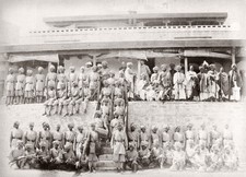 Kuki Khel Afridi Regiment Soldiers Rifles British Army Vtg. Photo 19thC. picture