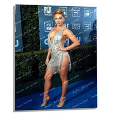 8x10 FLORENCE PUGH Grey Dress Candid Celebrity EXCLUSIVE Photo Print HQ+ FPH001 picture
