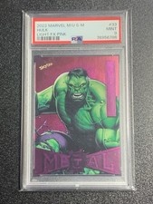 2022 Marvel Spider-Man Metal #33 🔥 Hulk Light FX Pink PSA 9 /75 POP 4 picture