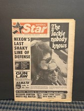 1974 April 13th National Star Newspaper, Jackie Onassis Kennedy (VRN10U) picture