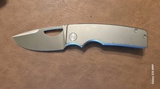 NINE THORN OZ Rosie Titanium Handle 60HRC, D2 Steel, Ceramic Bearing, Pocket EDC picture