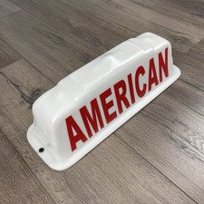 Vintage American Taxi Cab Roof Light Sign Topper Automobile Plastic SHELL ONLY picture