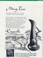 Magazine Ad - 1949 - Roseville Pottery - 