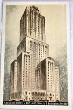 NEW YORK CITY Vintage Photo Postcards Shelton Hotel Empire State Woolworth Blgs picture