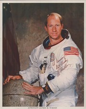 ALFRED M. WORDEN - INSCRIBED PHOTOGRAPH SIGNED picture
