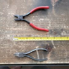 VINTAGE UTICA Tools Diagonal Cutters No. 41-5 and 44-5 Quality Pliers NY USA picture