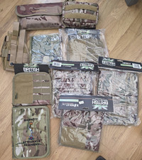 COLLECTION OF KOMBAT UK AND WEBTEX POUCHES AND KITS - NEW picture