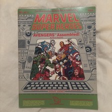 Marvel Super Heroes Avengers Assembled TSR RPG MH AC 2 6854 Captain America  picture