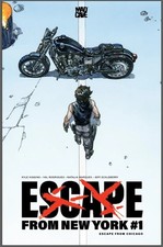 ESCAPE FROM NEW YORK 1 PETER HAN AKIRA HOMAGE VARIANT NM 2026 NYCC PRESALE picture