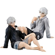 9cm Blue Lock Nagi Seishiro Sitting Figure PVC Anime Collectible Toy picture