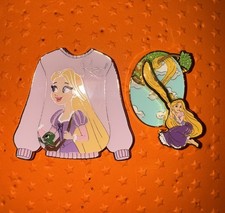 SDR Shanghai Sweatshirt Rapunzel Disney Pin and Loungefly Tangled Pin Set Of 2 picture