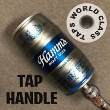 NICE vintage HAMM'S KEG CAN beer TAP HANDLE marker KEGERATOR steel draft TAPPER picture