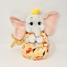 Disney Parks - Disney Babies Baby Dumbo Plush With Pouch Blanket Stuffed Animal picture