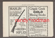 1896 CRIPPLE CREEK Mining AD~Mechem Investment~McDONALD'S LILY CREAM/Eastport ME picture